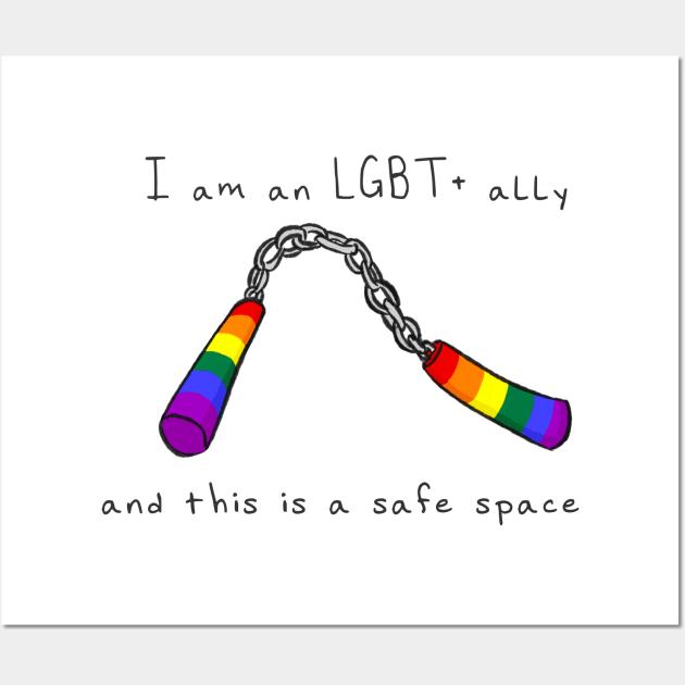 LGBT+ Ally! Wall Art by XanaNouille